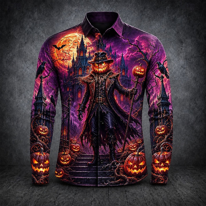 Bram | Halloween Gothic Print Shirt