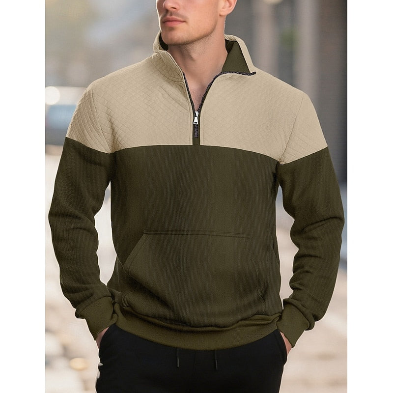Chester | Quarter-Zip Colour Block Pullover