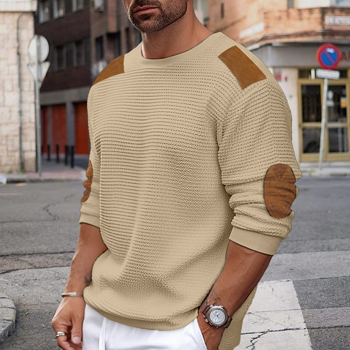 Sebastian | Textured Crew Neck Sweater