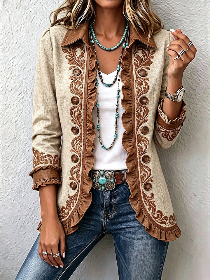 Savannah | Ornate Ruffled Jacket