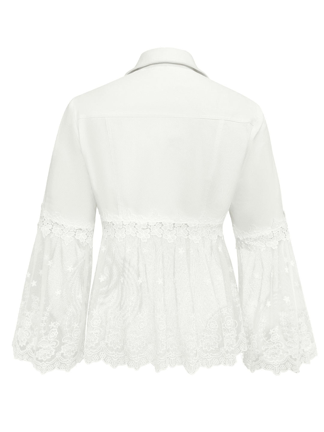 Seraphine | Lace-Panel Jacket