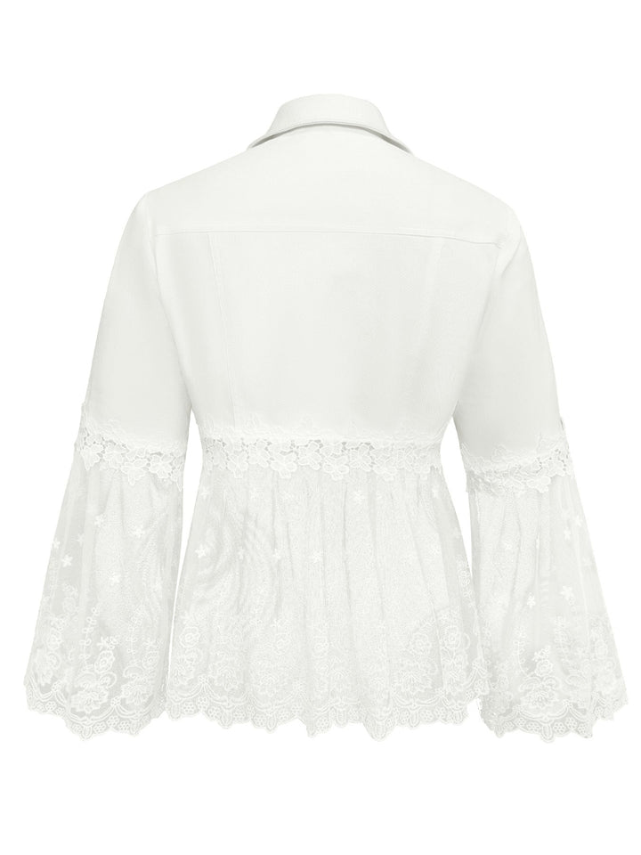 Seraphine | Lace-Panel Jacket