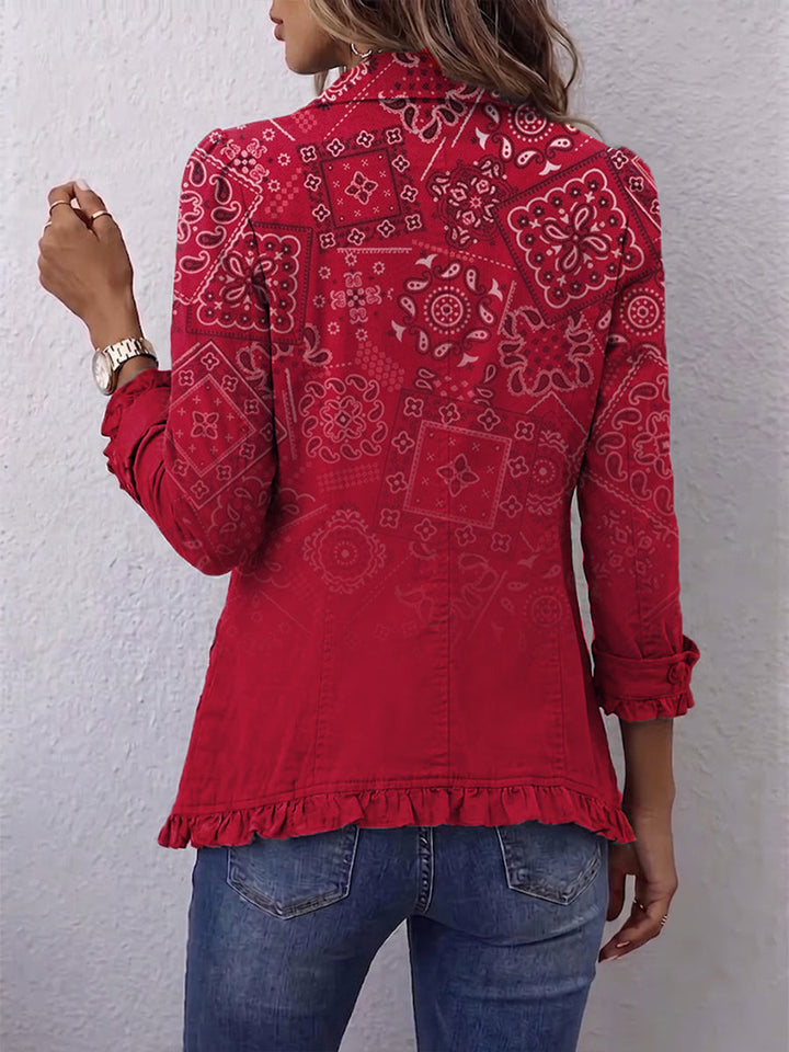 Sylvie | Ruffled Bohemian Jacket
