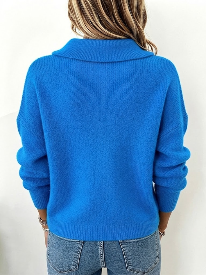 Hattie | Refined Collared Sweater