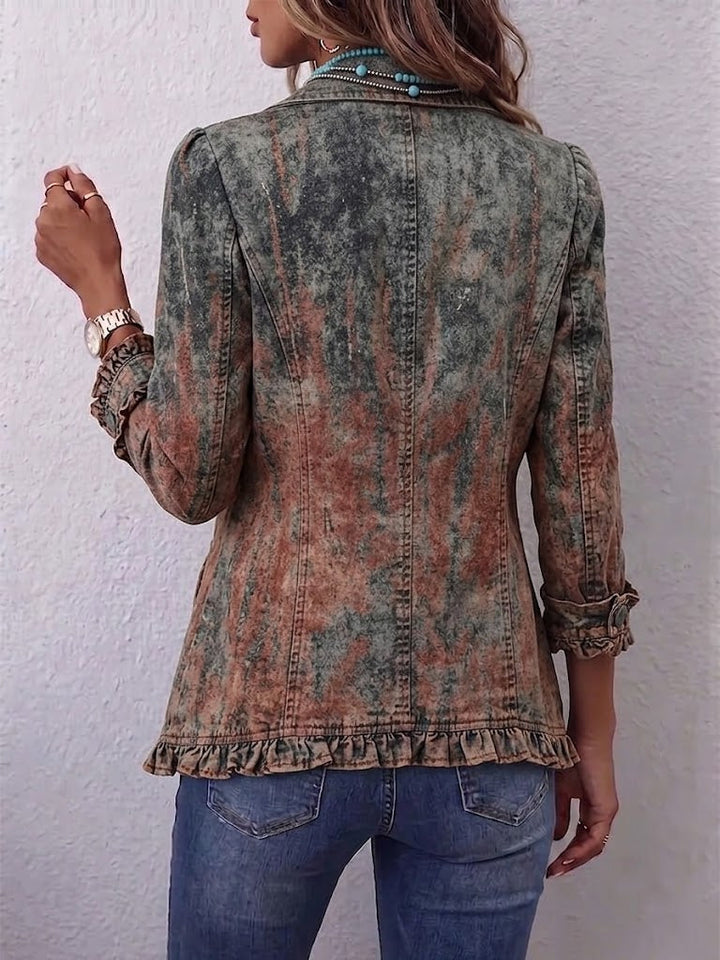 Rowena | Vintage Ruffle-Trim Jacket
