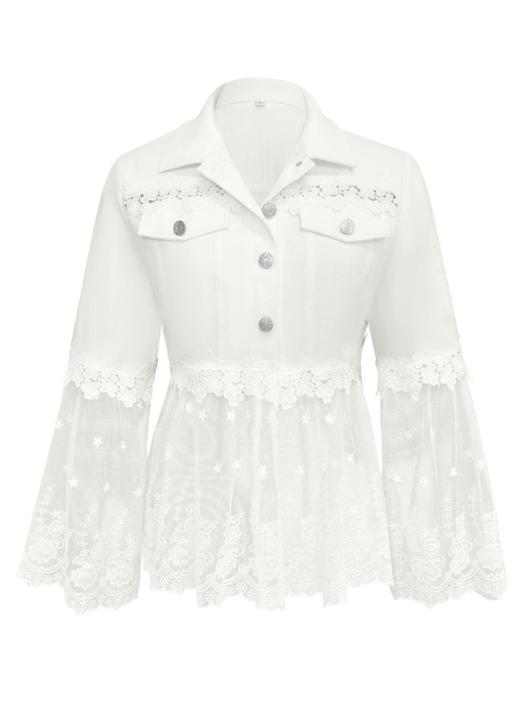 Seraphine | Lace-Panel Jacket