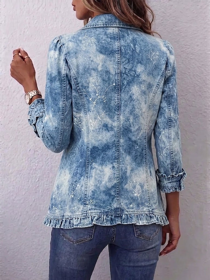 Georgette | Ruffle-Trim Statement Jacket