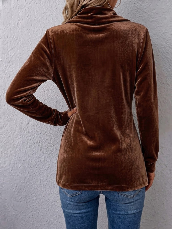 Lorena | Vintage Lapel Open-Front Jacket