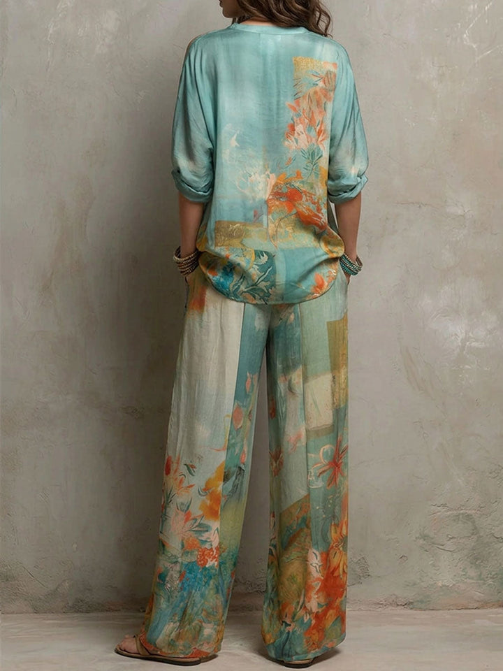 Waverly | Artful Wide-Leg Two-Piece Set