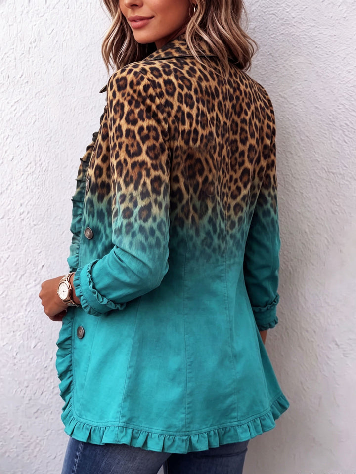 Thalia | Ruffled Ombre Jacket