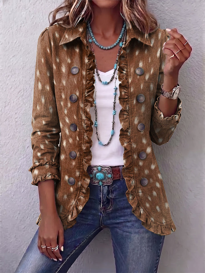 Rosetta | Ruffled Statement Jacket