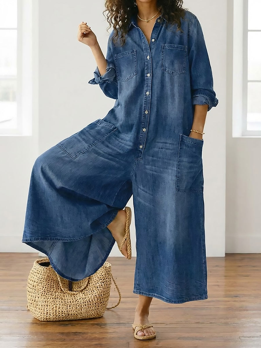 Simone | Relaxed Wide-Leg Jumpsuit
