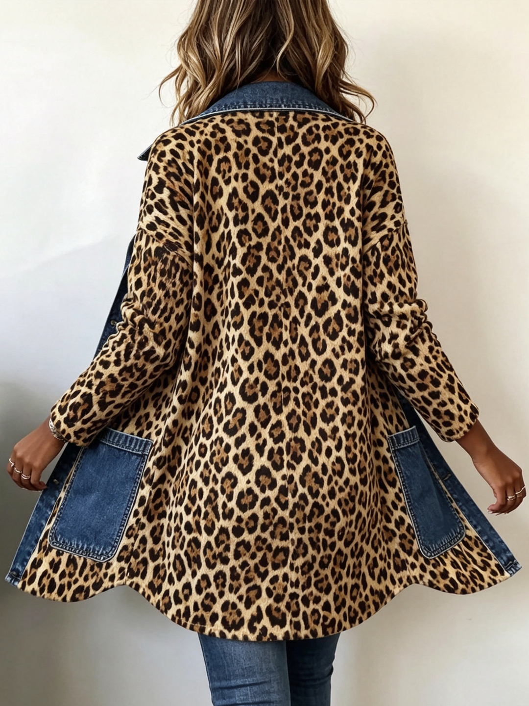 Roselle | Contrast-Panel Longline Jacket