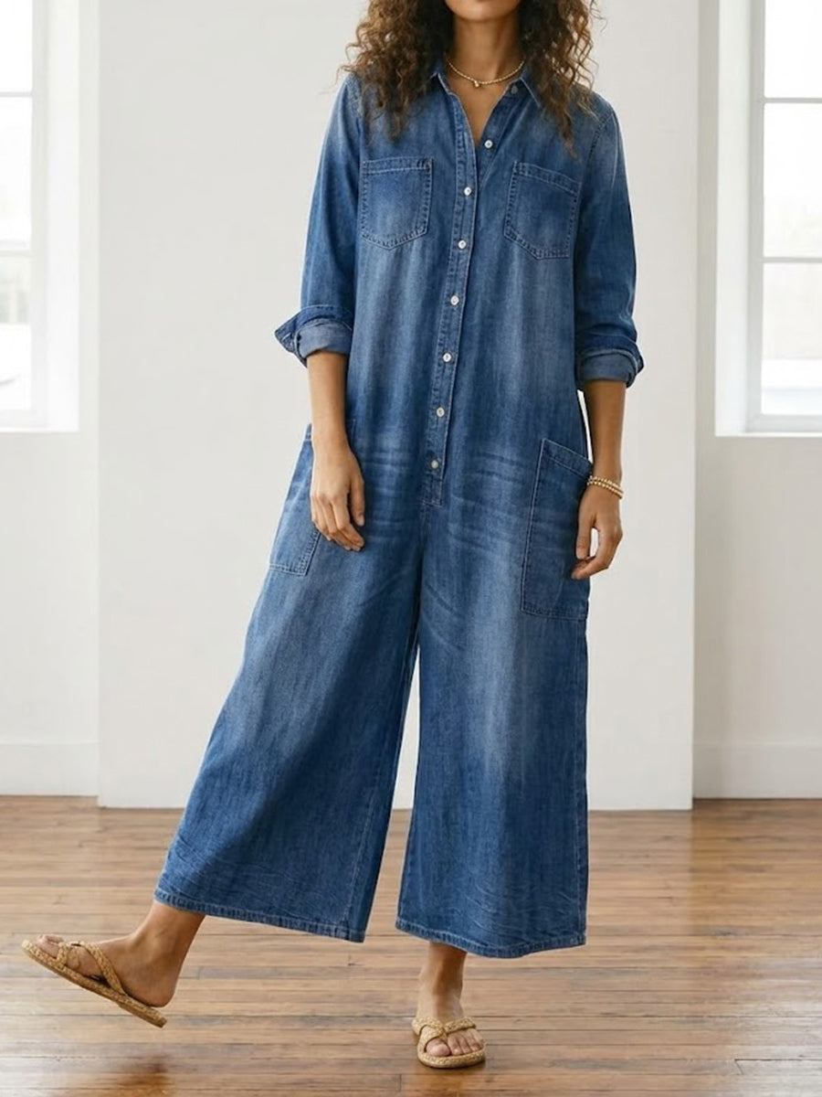 Simone | Relaxed Wide-Leg Jumpsuit