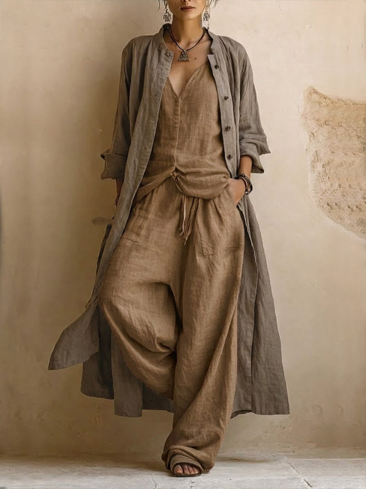 Odile | Relaxed Layered Three-Piece Set