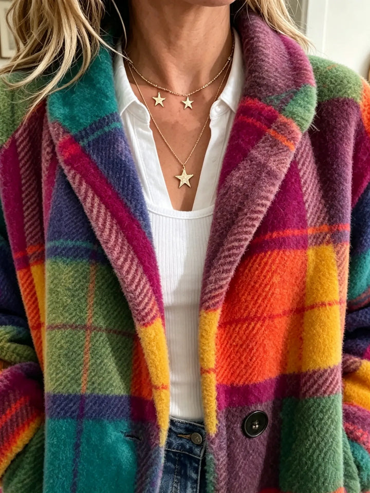 Heidi | Bold Plaid Jacket