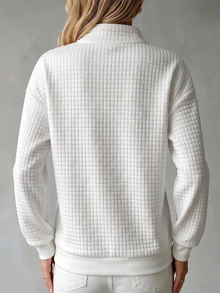 Sadie | Quarter-Zip Textured Pullover