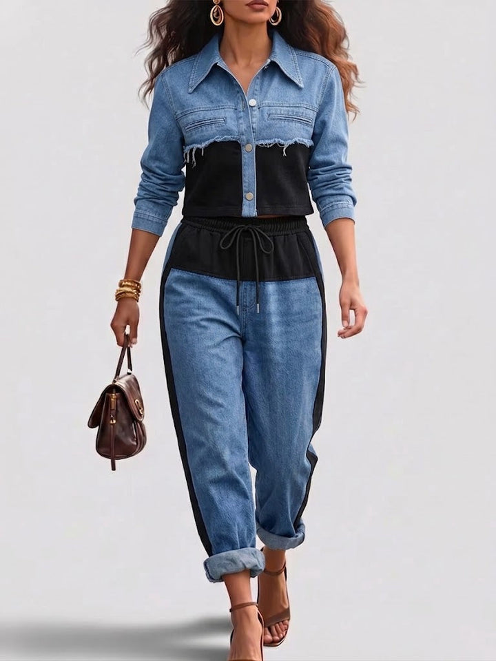 Hadley | Color-Block Two-Piece Set