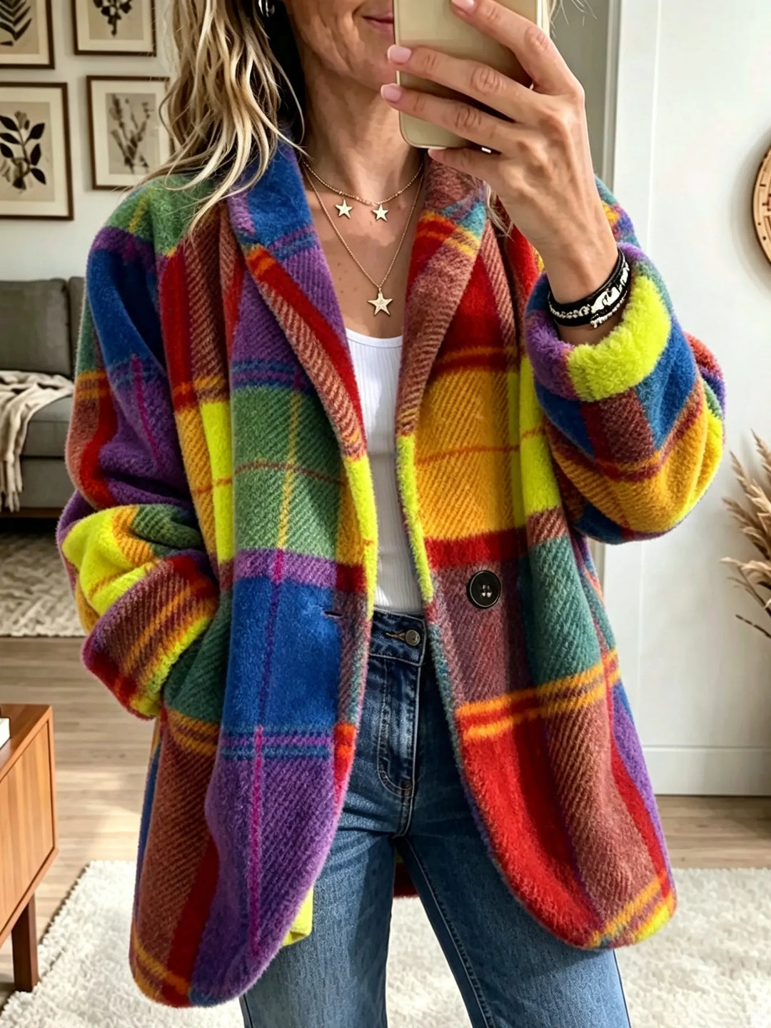 Heidi | Bold Plaid Jacket