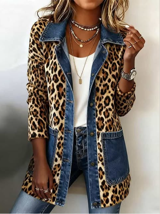 Roselle | Contrast-Panel Longline Jacket