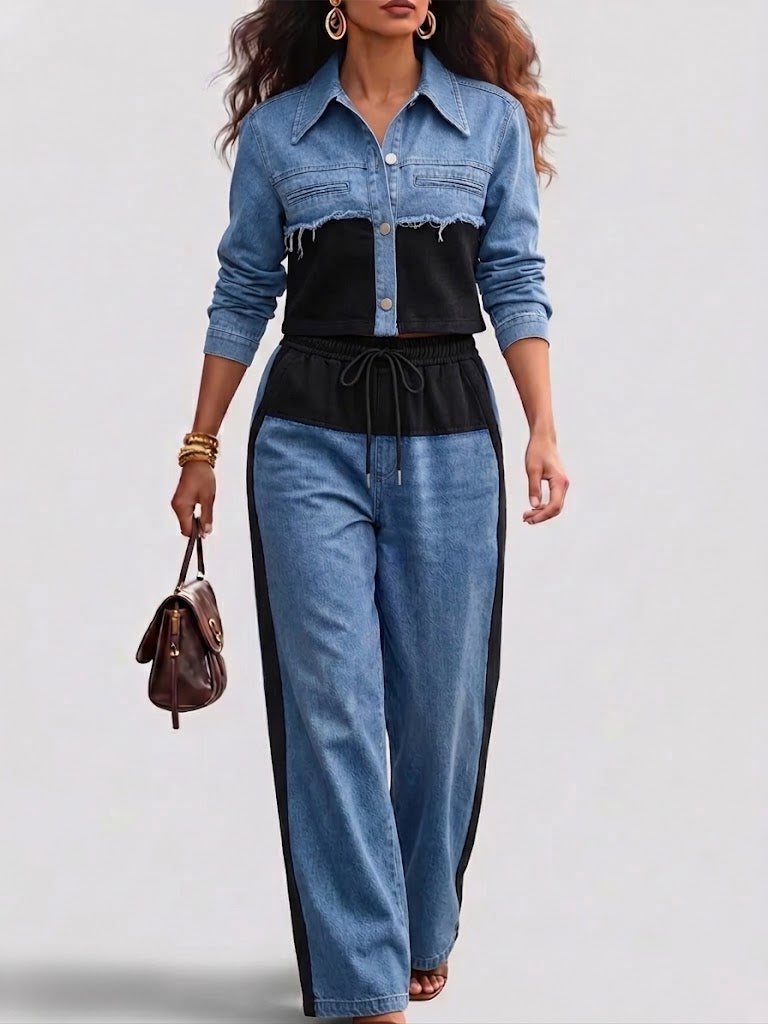 Hadley | Color-Block Two-Piece Set