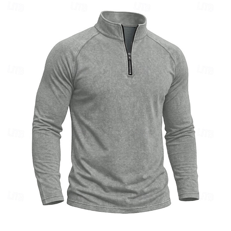 Nolan | Refined Quarter-Zip Top