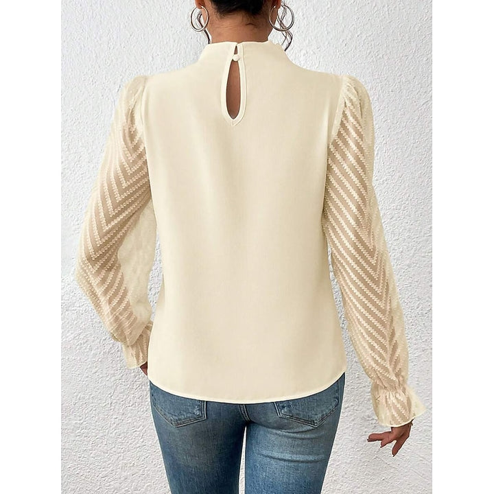 Patricia | Refined High-Neck Blouse