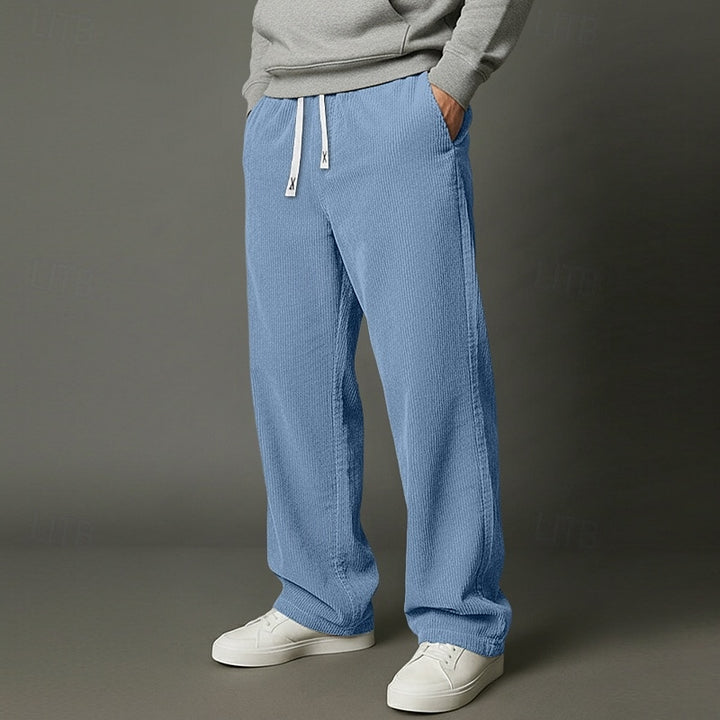 Spencer | Relaxed Wide-Leg Drawstring Pants