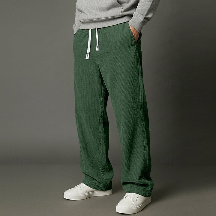 Spencer | Relaxed Wide-Leg Drawstring Pants