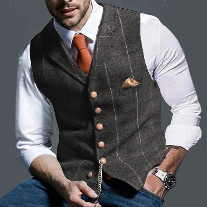Gregory | Tailored Single-Breasted Waistcoat