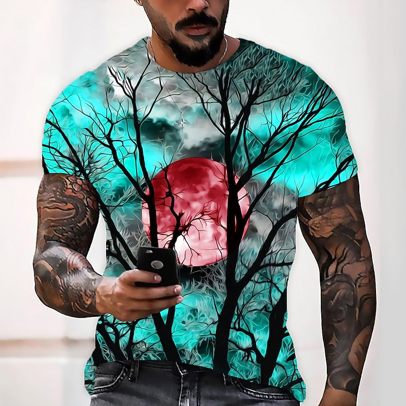 Grayson | Halloween Moonlit Forest Graphic T-Shirt
