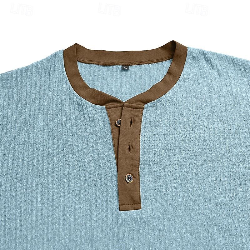 Theodore | Ribbed Long-Sleeve Henley
