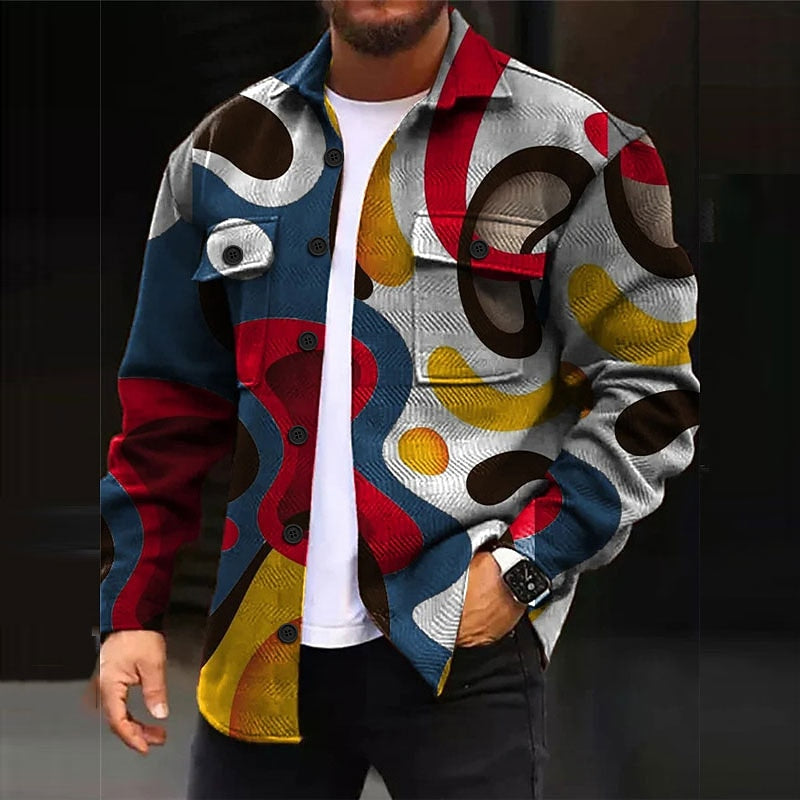 Fletcher | Bold Patterned Overshirt