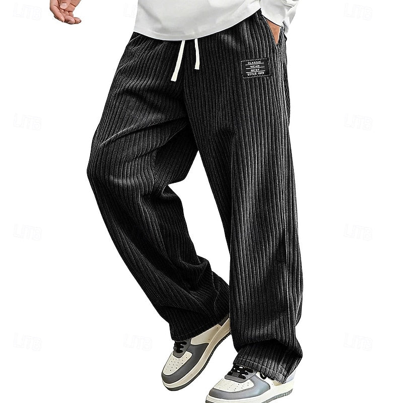 Victor | Relaxed Ribbed Comfort Pants