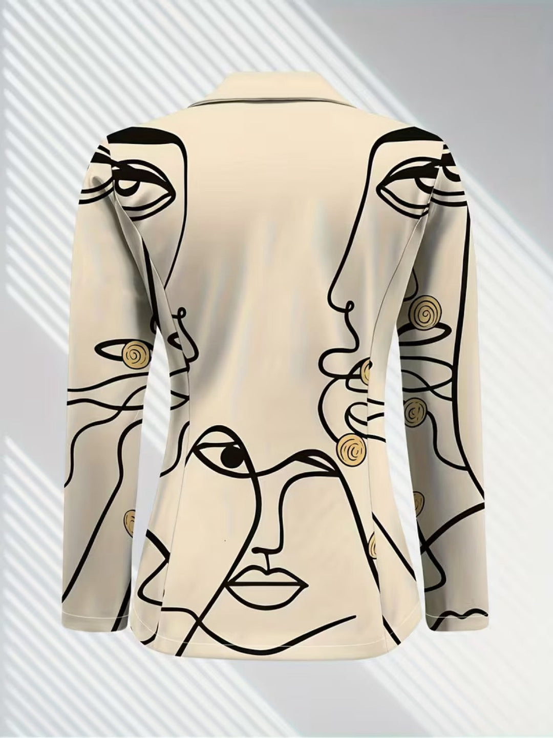 Cecile | Line Art Tailored Blazer
