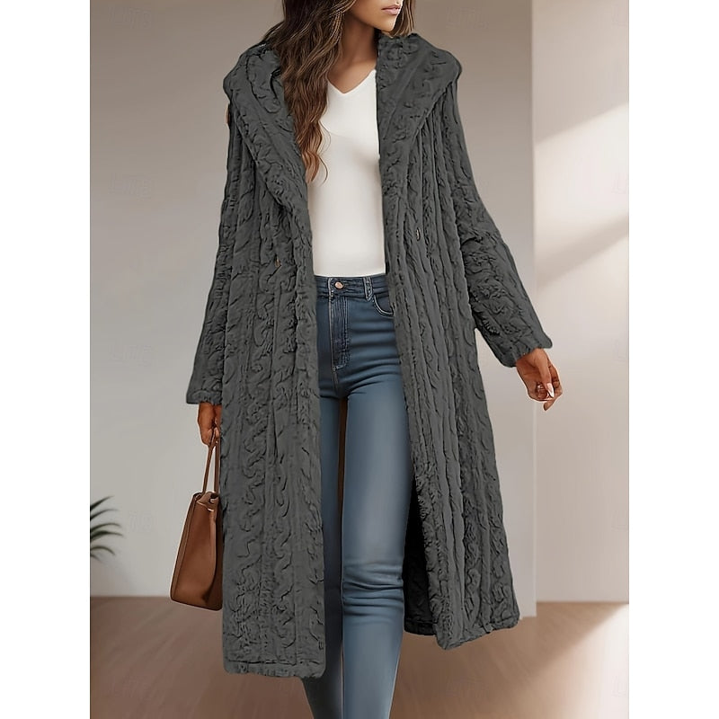 Eliana | Longline Hooded Coat