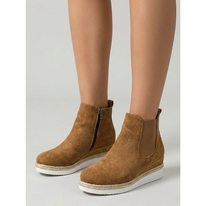 Felicity | Comfort Wedge Chelsea Ankle Boots