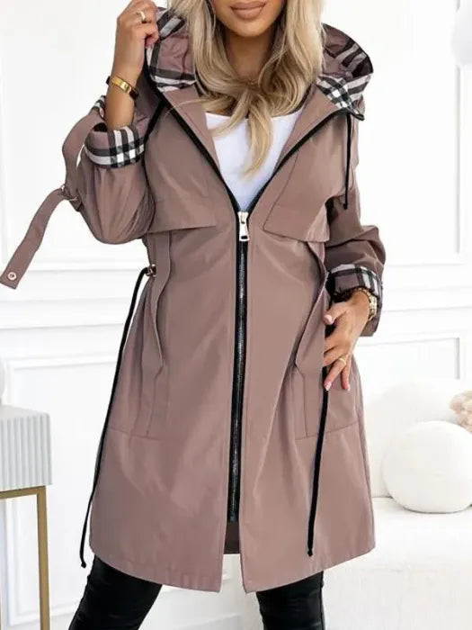 Karin | Hooded Utility Trench Coat