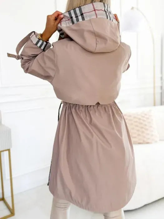 Karin | Hooded Utility Trench Coat
