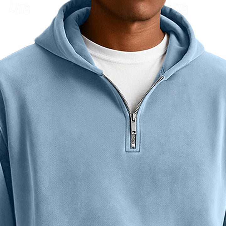 Byron | Relaxed Quarter-Zip Hoodie