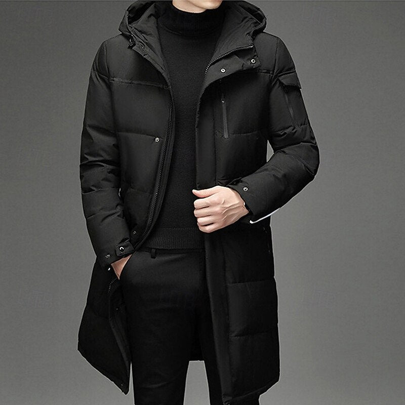 Grant | Hooded Longline Puffer Coat