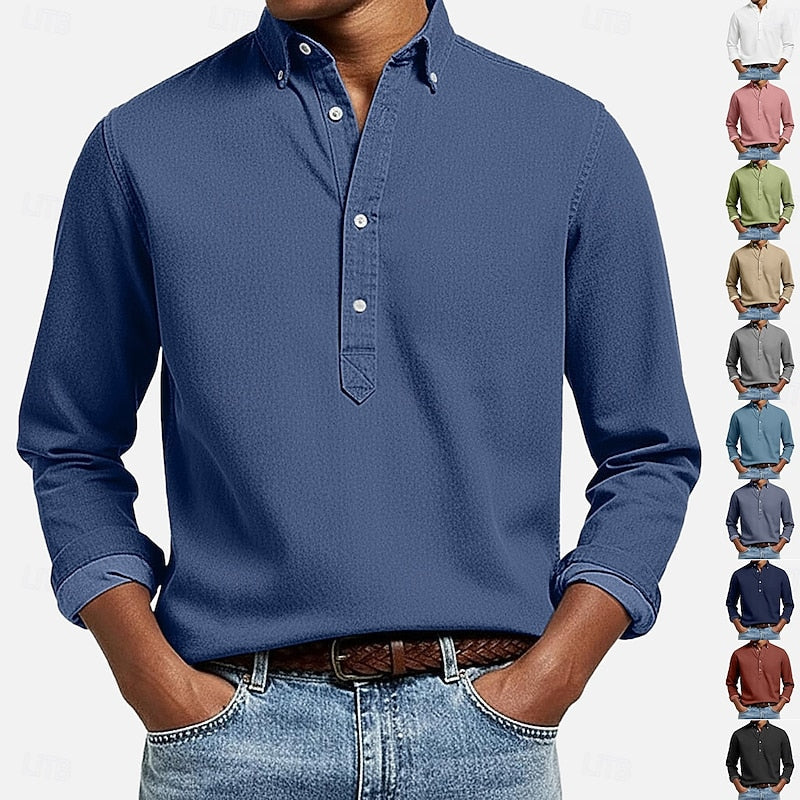 Corbin | Refined Popover Shirt