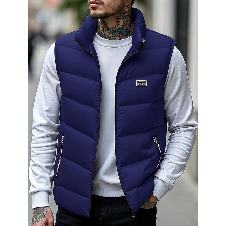 Elliott | Insulated Stand-Collar Puffer Vest