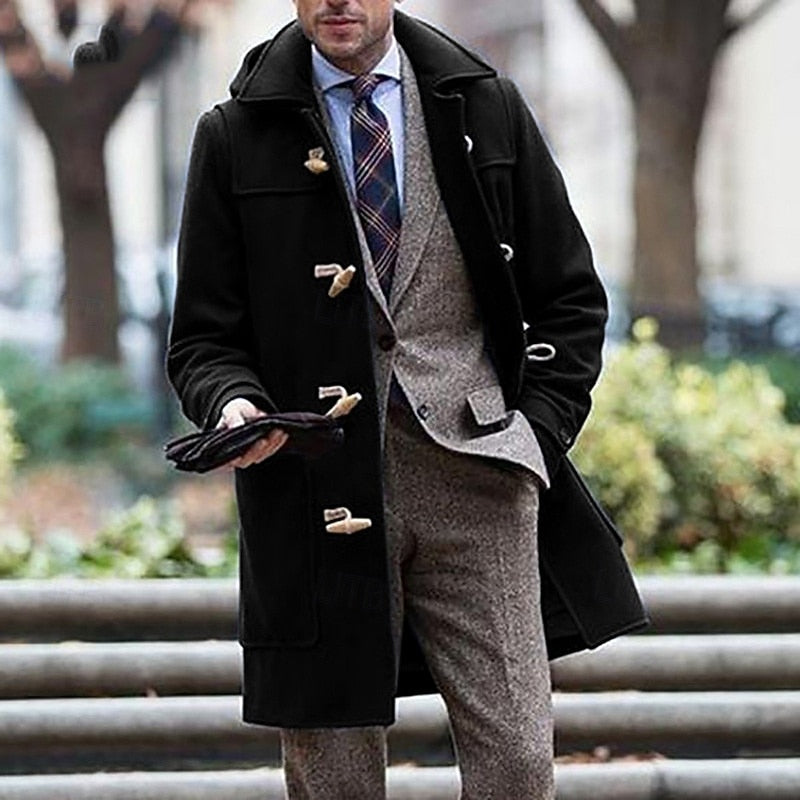 Wallace | Hooded Toggle Overcoat