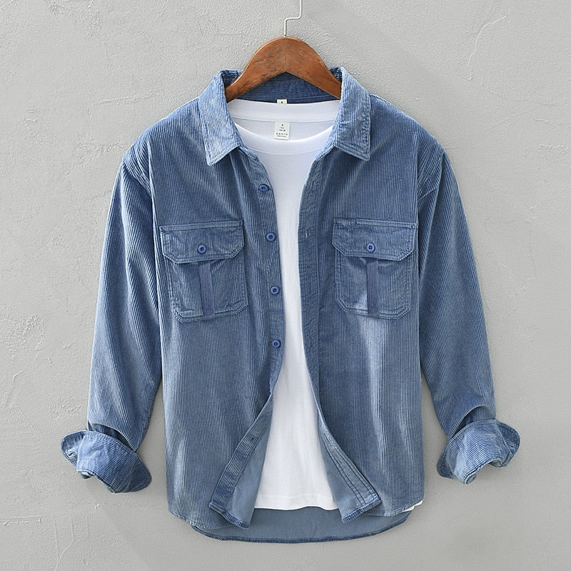Wyatt | Textured Ridged Overshirt