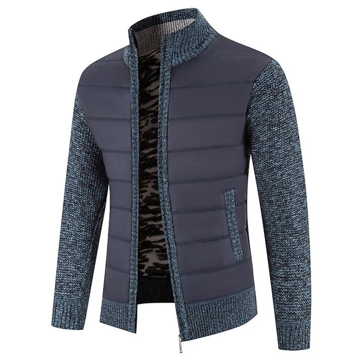 Reid | Stand-Collar Zip Cardigan