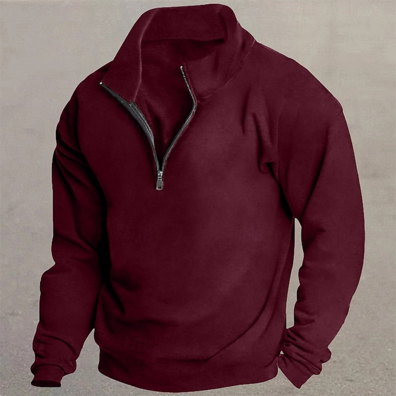 Reid | Quarter-Zip Standing Collar Pullover