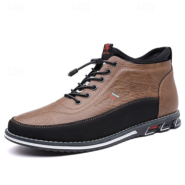 Ralph | Men's High-Top Lace-Up Leather Shoes