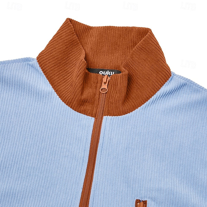 Garrett | Quarter-Zip Textured Pullover