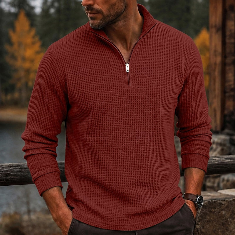 Sullivan | Textured Quarter-Zip Pullover
